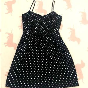 J Crew—Dress, black with white dot, US2